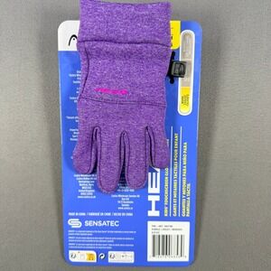 HEAD Sensatec Kids‎ Small Purple Touchscreen High Grip Running Gloves Outdoor